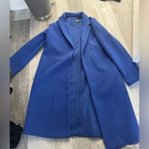 Zara Blue coat very good condition.